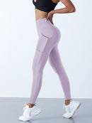 Legging de Alta Compressão "Zero Transparência" com Bolso Lateral - Modelagem Sculp