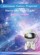 Astronauta projetor galáxia estrelada luzes da noite para o quarto led nebulosa