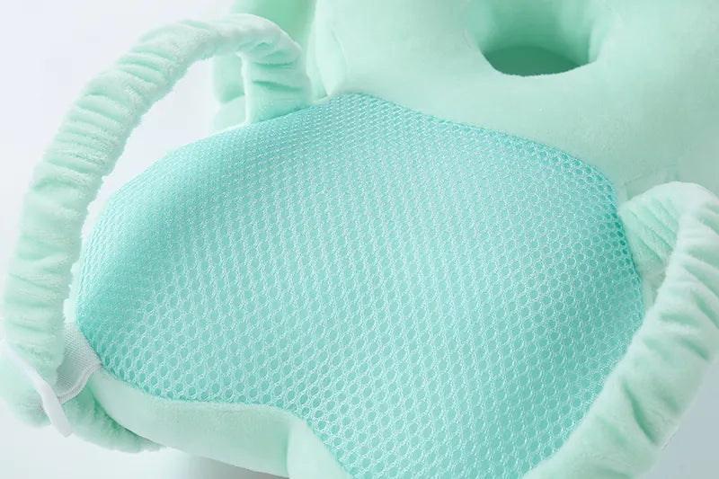 Protetor de cabeça em formato de mochila travesseiro almofada de segurança para criança bebê de 1 a 3 anos,