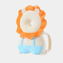 Protetor de cabeça em formato de mochila travesseiro almofada de segurança para criança bebê de 1 a 3 anos,