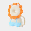 Protetor de cabeça em formato de mochila travesseiro almofada de segurança para criança bebê de 1 a 3 anos,