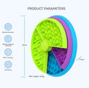 Alimentador lento tigela para cães, estimulação mental, quebra-cabeça destac