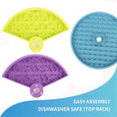 Alimentador lento tigela para cães, estimulação mental, quebra-cabeça destac