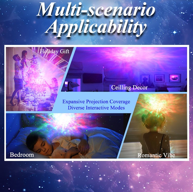 Astronauta projetor galáxia estrelada luzes da noite para o quarto led nebulosa